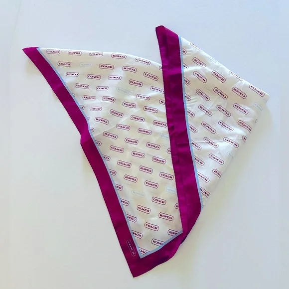 COACH || Monogram Neck Scarf. Sz. - Picture 8 of 13